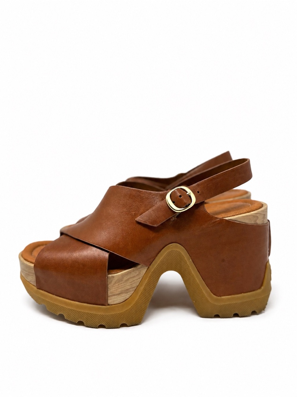 Sorel Roam'n Rise Heel Sandal Size 8.5 Chunky Wedge Platform Fall Boho
